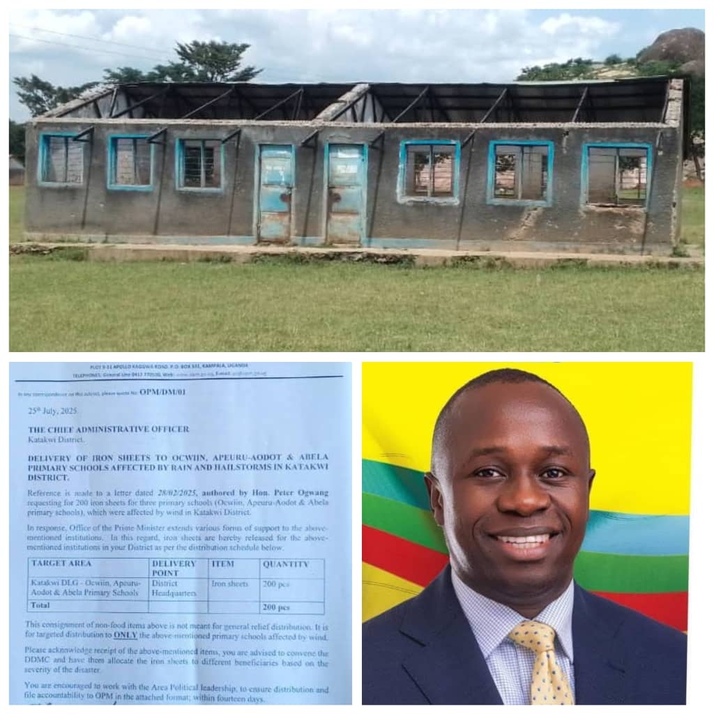 Stormed, but not Shattered: OPM Delivers Relief to Ngariam Schools after Ogwang's Intervention