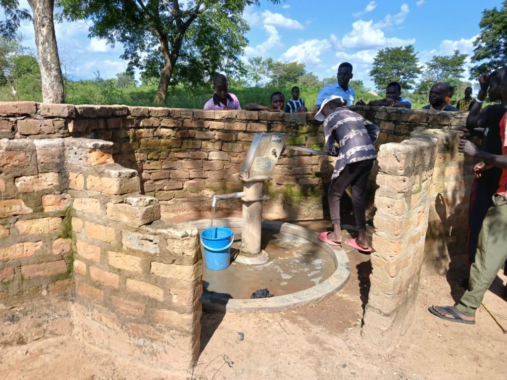 Oriau Village Smiles Again as Borehole Flows, Thanks to Minister Peter Ogwang