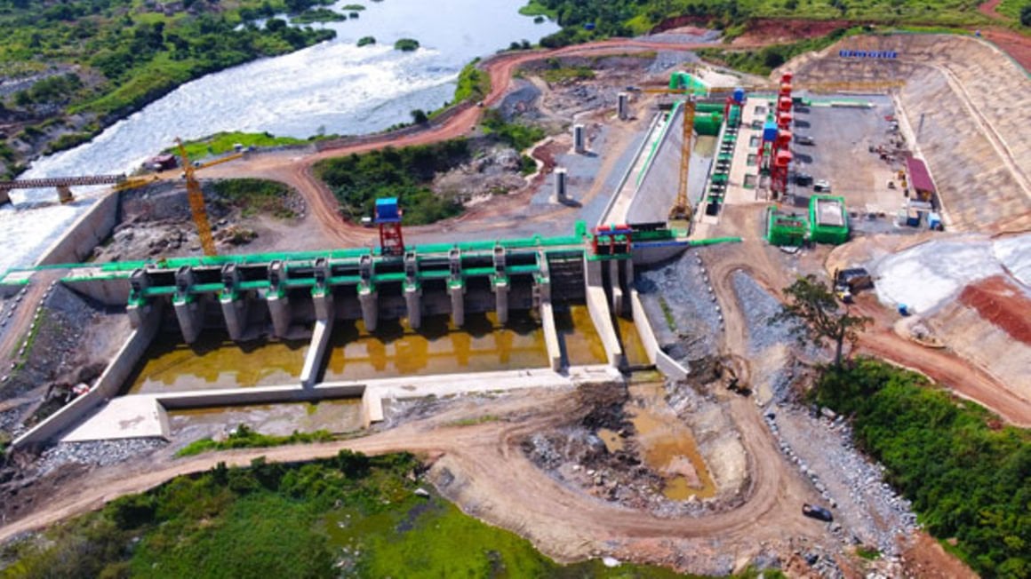 Karuma Dam aerial view