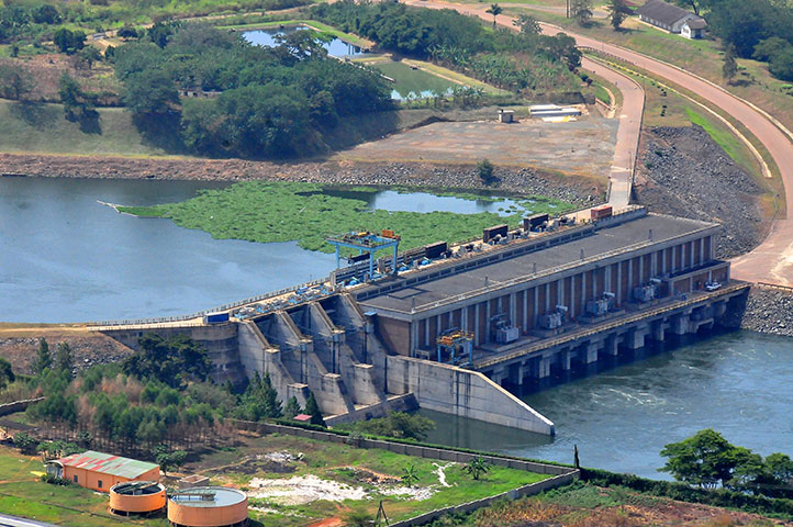 Bujagali Dam powerhouse