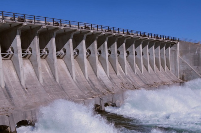 Karuma Dam spillway