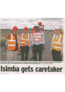 Isimba gets a Caretaker