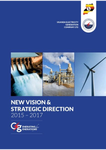 New Vision & Strategic Direction 2015 – 2017